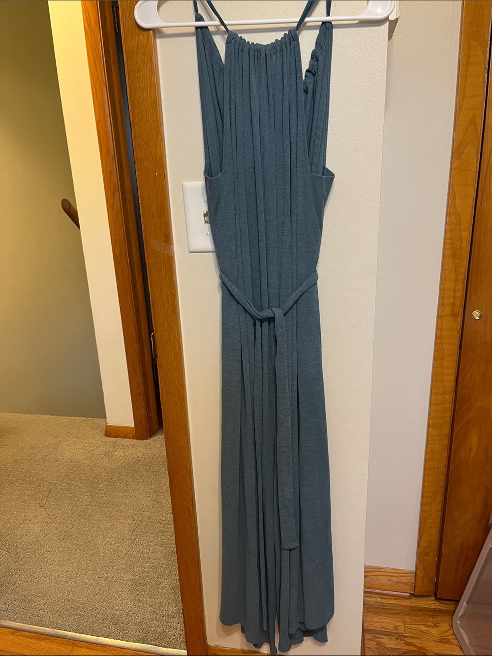 HD in Paris Wide-Leg Blue Gray Modal blend Jumpsuit.